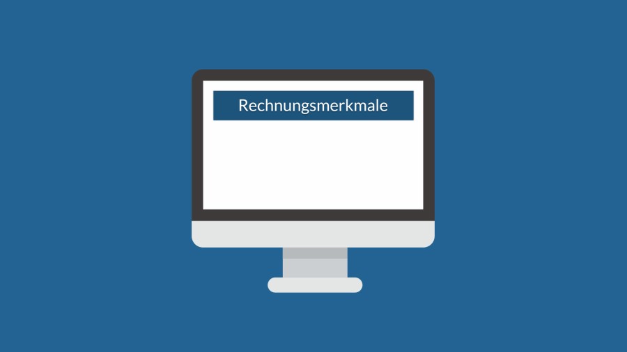 Foto: Rechnungsmerkmale