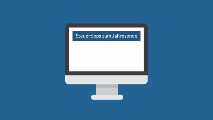 Foto: Steuertipps zum Jahresende